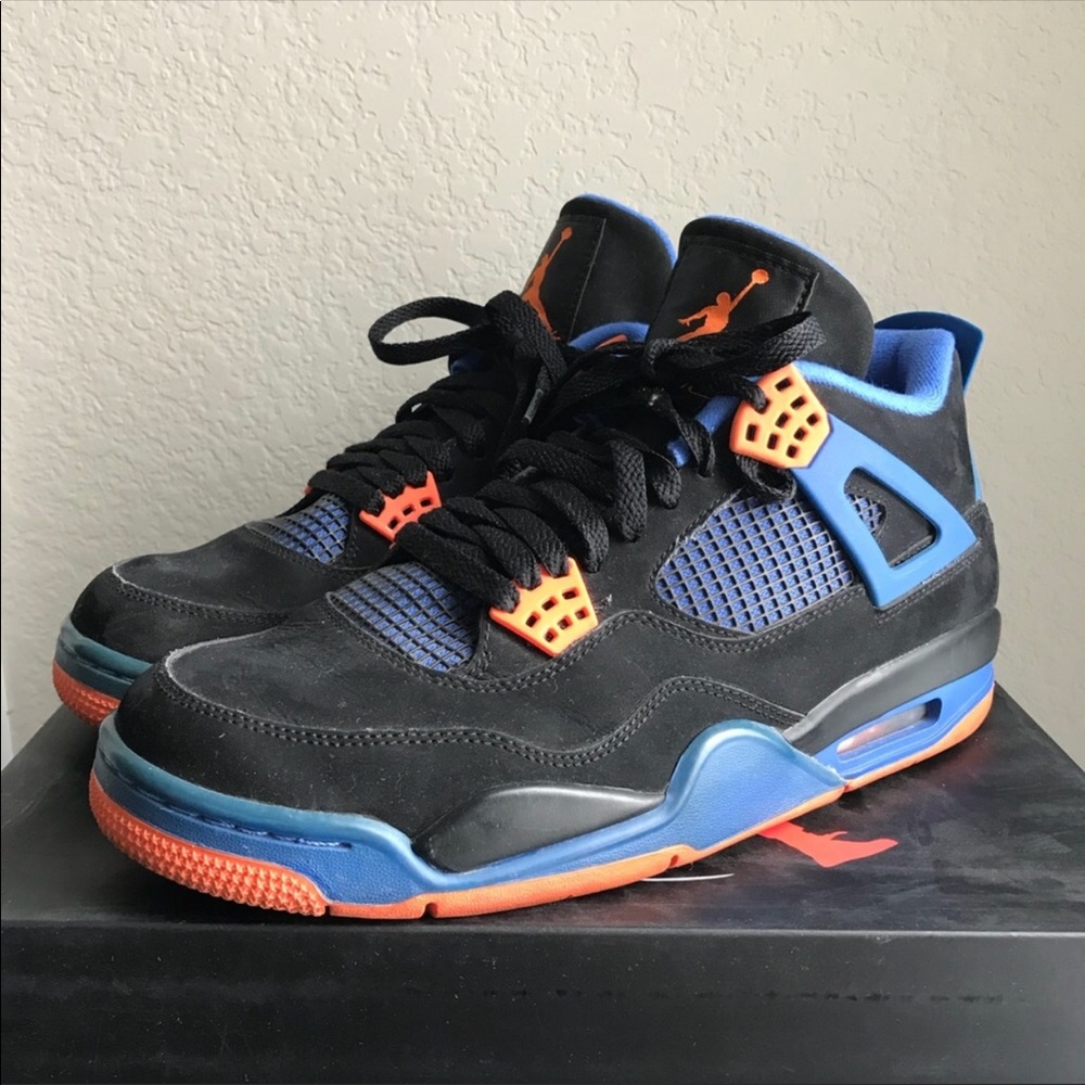 Nike Air Jordan 4 Retro Safety Orange Sneakers